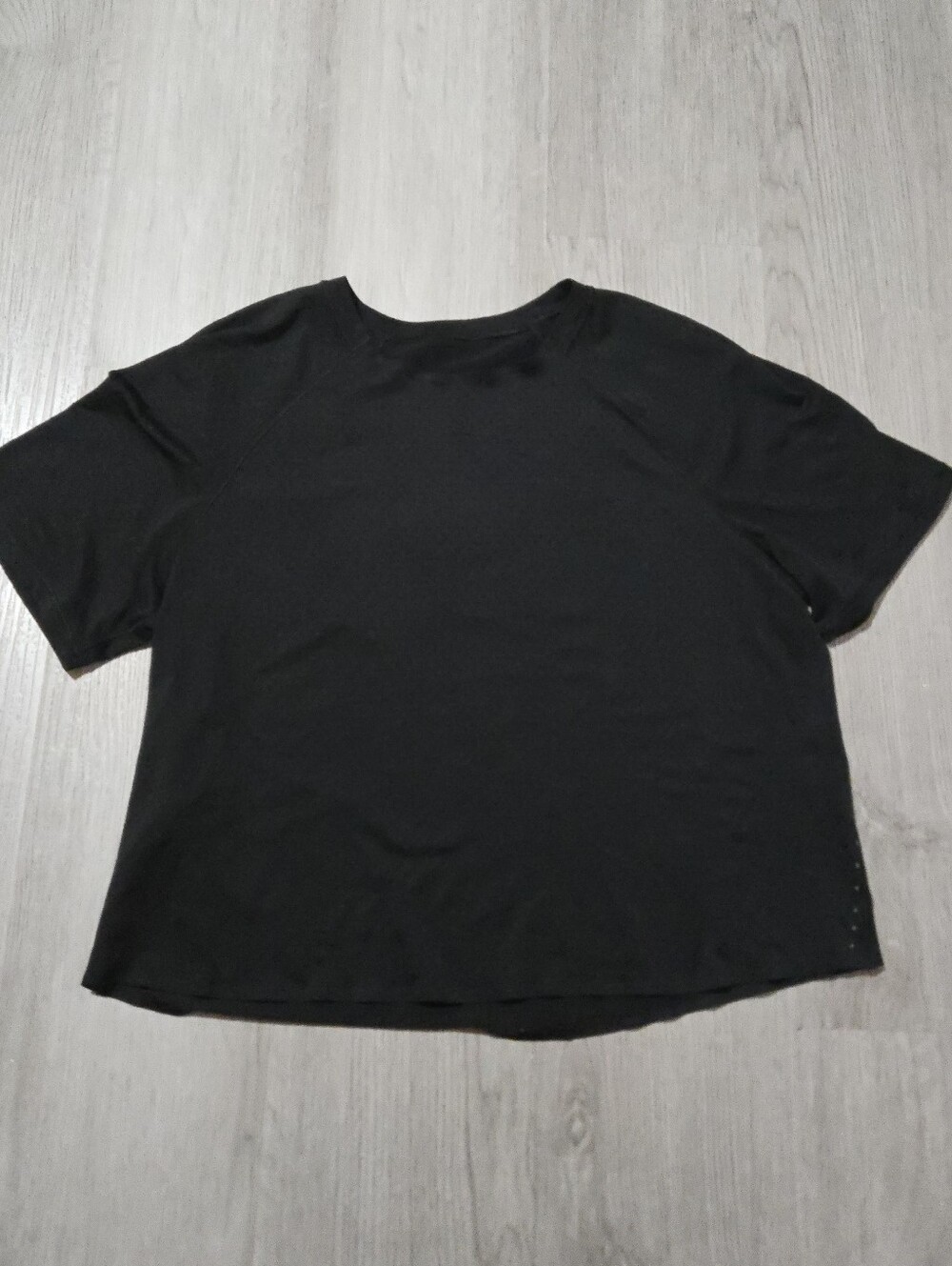 Lululemon Black Fast And Free Race Length Cropped Top, SIZE S, See Description - Picture 7 of 14